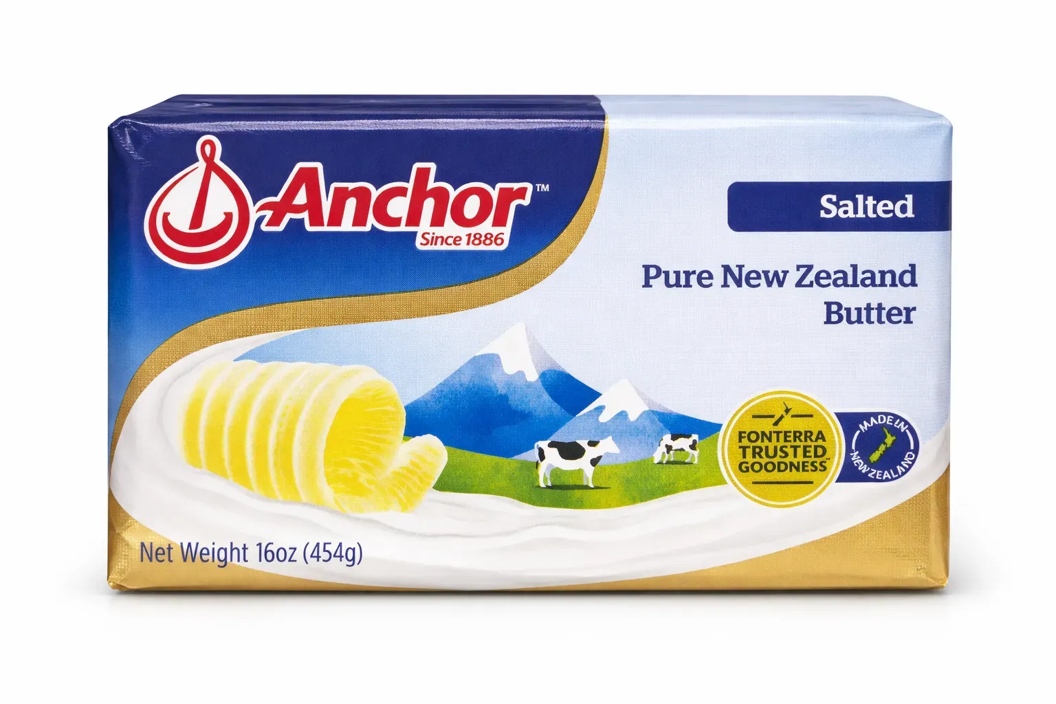 Block of Anchor Butter New Zealand