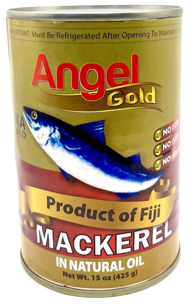 Can of Angel Mackerel in Natural Oil