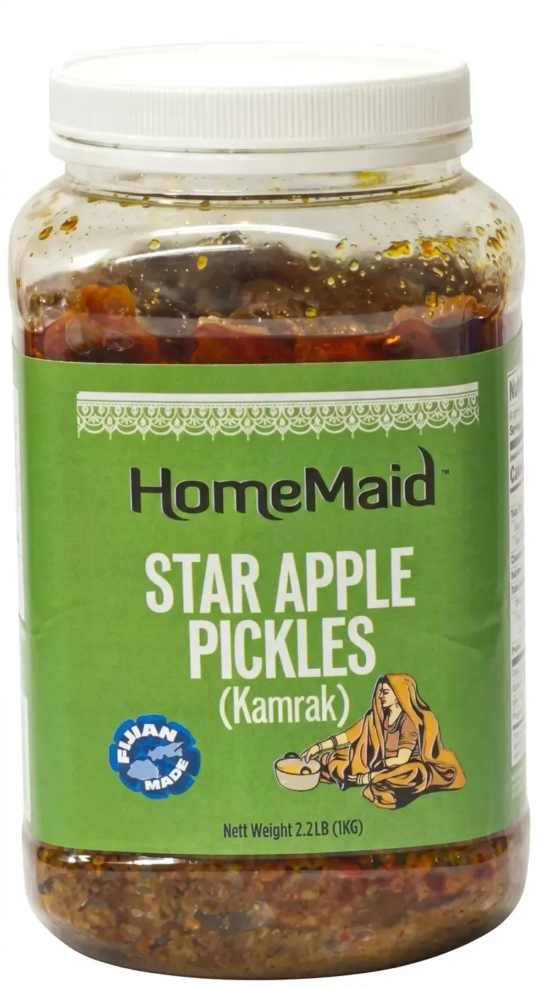 Jar of Kamrak Star Pickle Apple