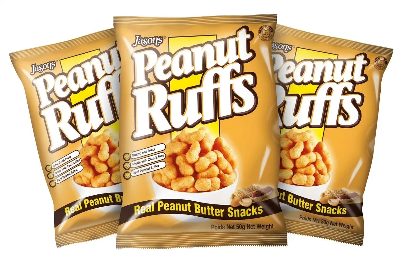 Package of Jasons Peanut Ruffs