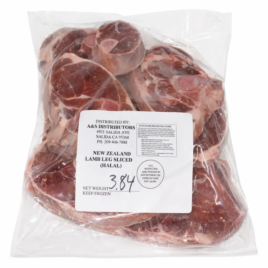 Corte de Lamb Leg Sliced Prepack