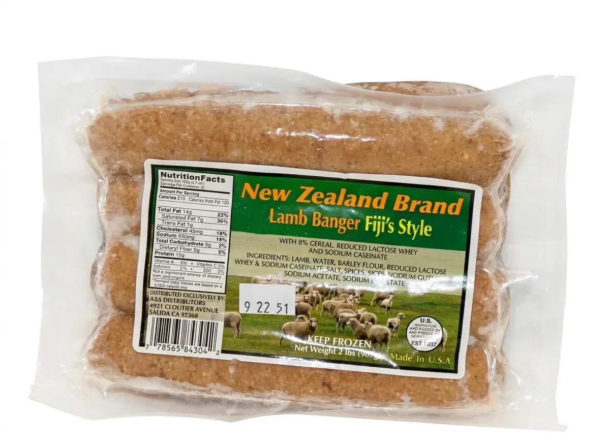 Paquete de Lamb Sausage
