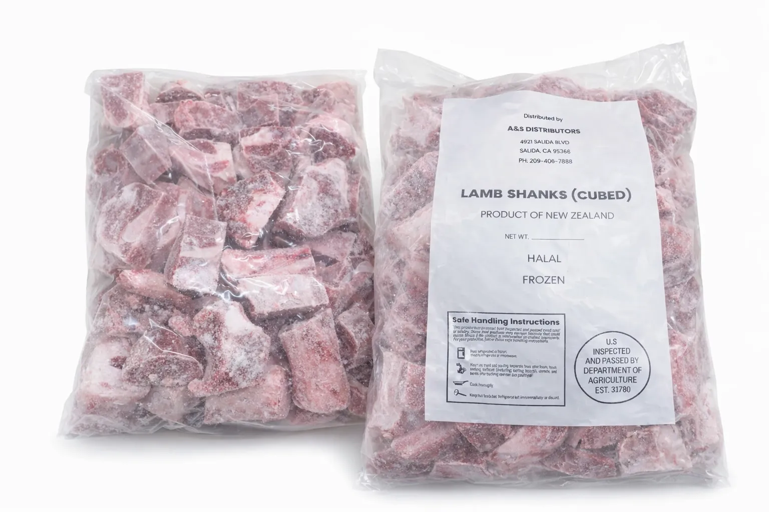 Corte de Lamb Shank Sliced Prepack