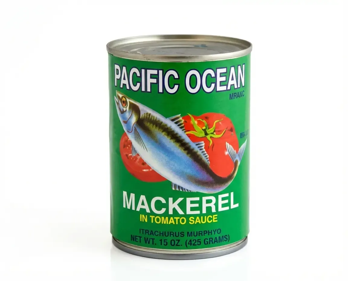 Pacific Ocean Mackerel 토마토 소스 캔