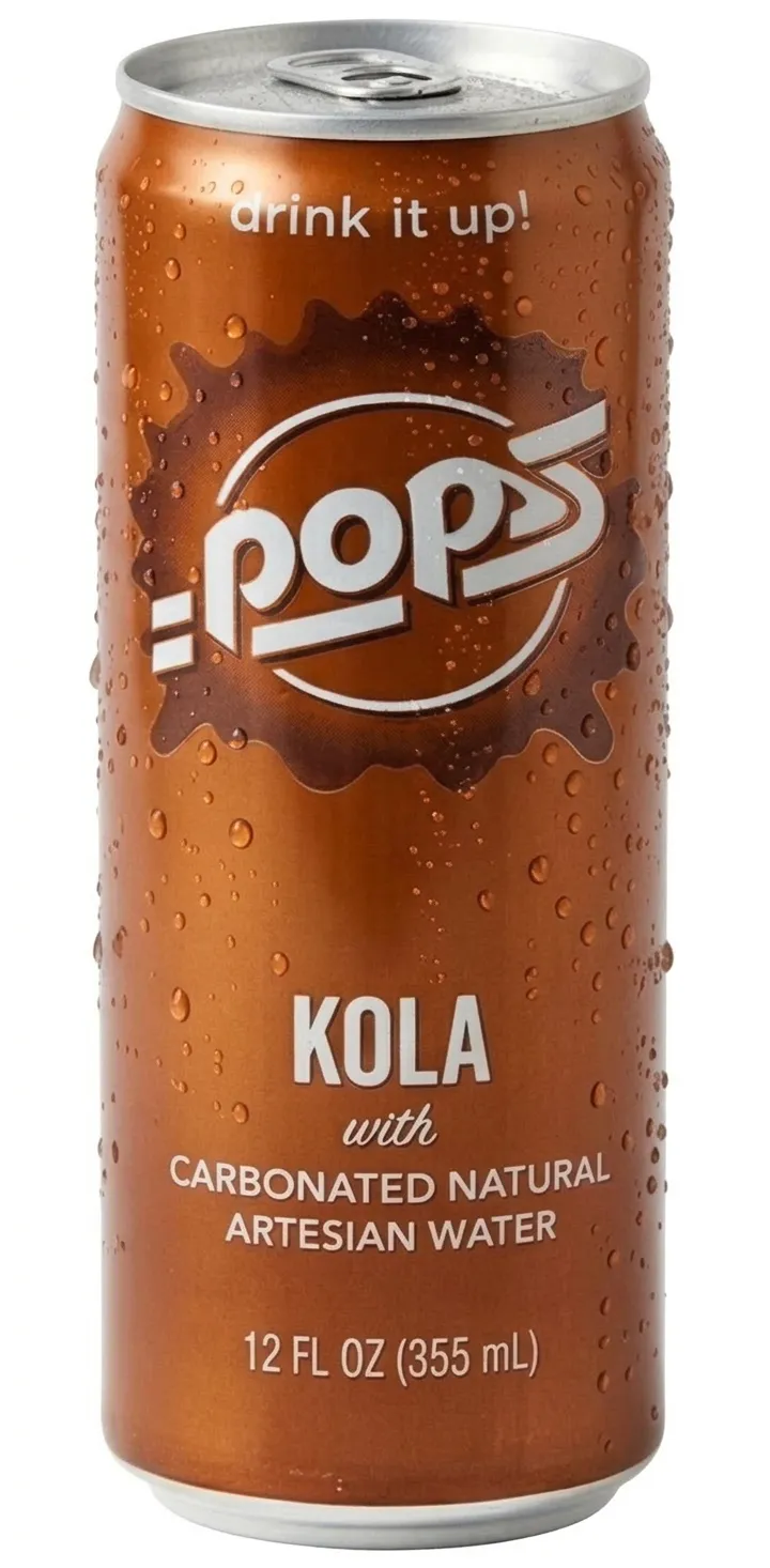 Pops Kola 355ml apa