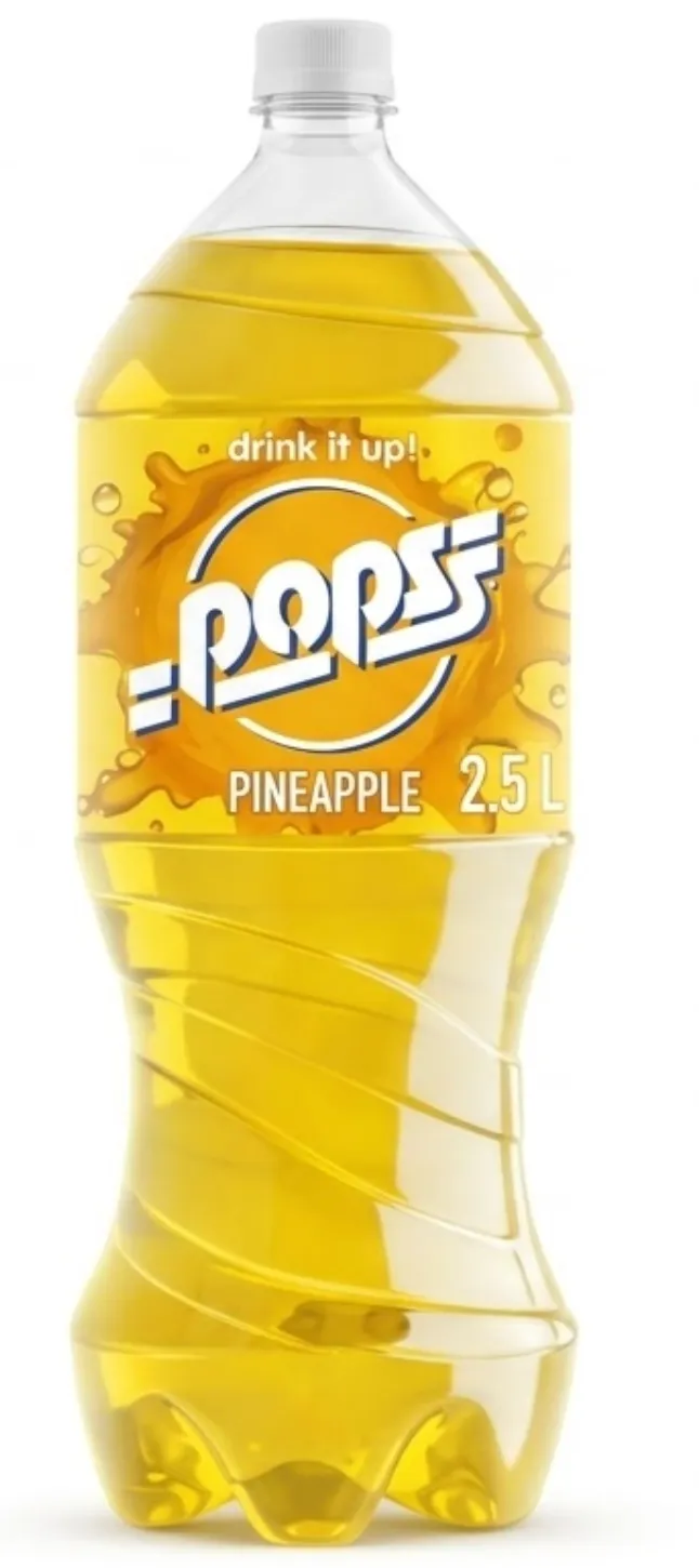 Pops Pineapple 2.5L bottle