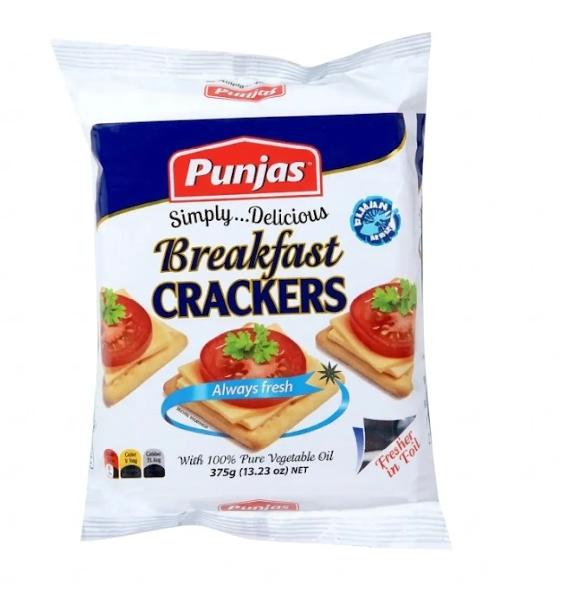 Package of Punjas Breakfast Crackers 375 g
