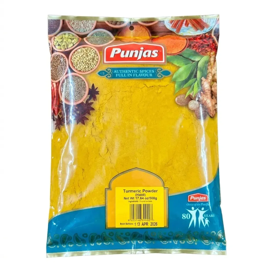 Package of Punjas Haldi Powder Turmeric