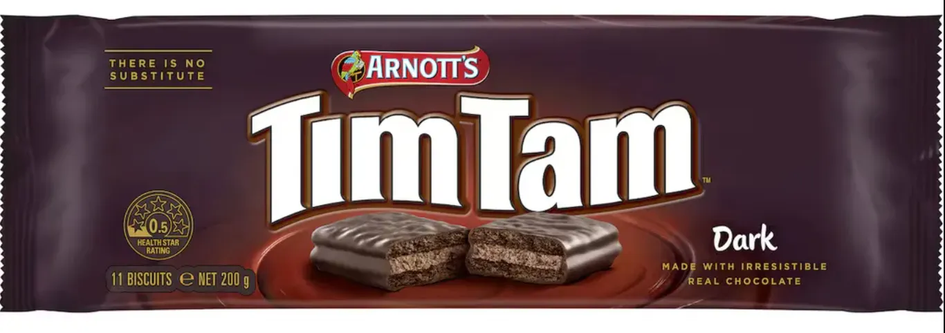 Tim Tam黑巧克力饼干包装