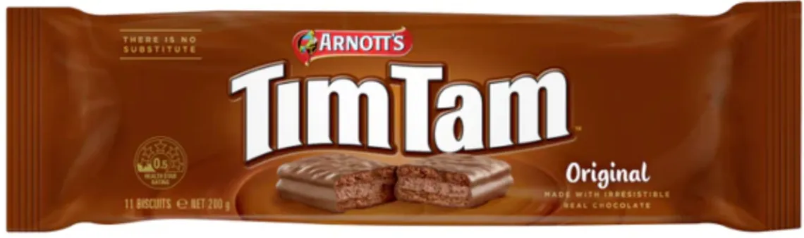 Package of Tim Tam Original cookies