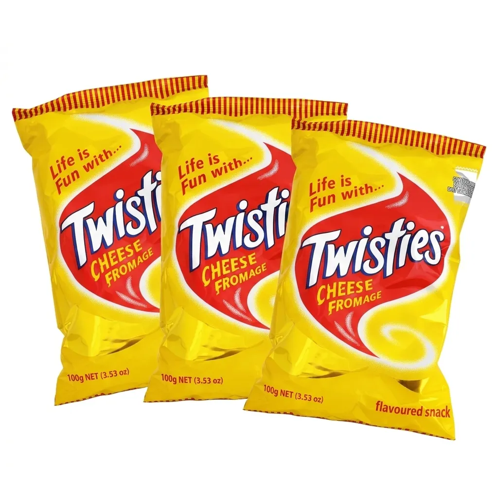 TWISTES 치즈 스낵 패키지