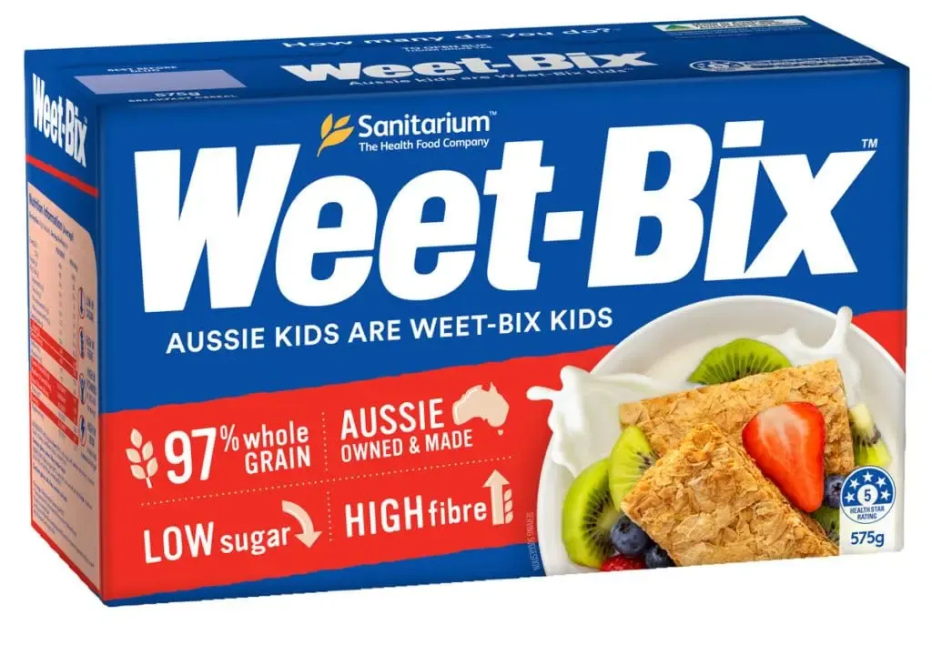 Caja de Weetbix Breakfast Cereal