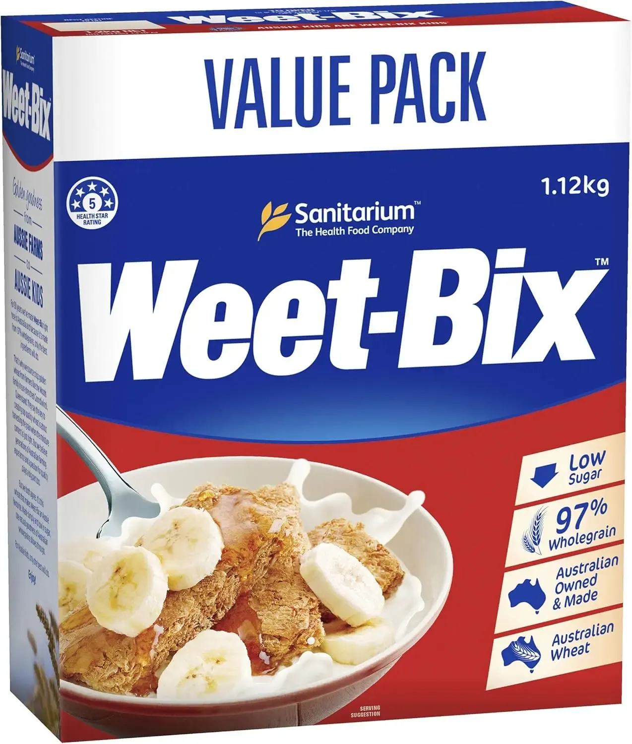 Weetbix 아침 시리얼 상자
